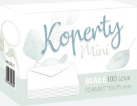 Koperty białe mini 110x75 (100szt) Pol-Mak