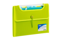 Teczka Vfile PP A4 6 przekładek zielona SF033 Strigo WPC