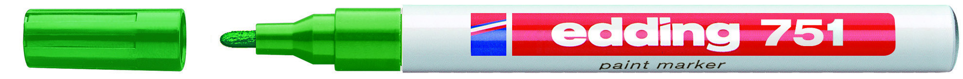 Marker lakierowy Edding 751 okrągły zielony iglowy 0,8mm