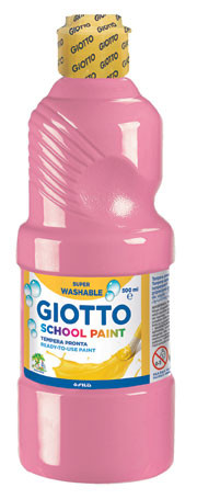 Farba szkolna Giotto School Paint 500ml różowa
