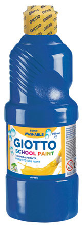 Farba szkolna Giotto School Paint 500ml ultramaryna