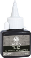 Tusz do stempli metalowych Astra 35 ml czarny
