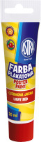 Farba plakatowa Astra tuba 30 ml czerwona jasna