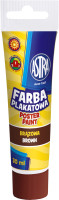 Farba plakatowa Astra tuba 30 ml brązowa