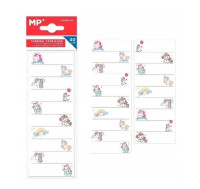 Etykiety - naprasowanki na ubrania Jednorożce MP