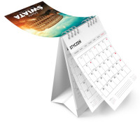 Kalendarz stołowy krajobraz 17x20cm  miesiąc na stronę PB26C-06PL MP