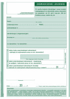 Orzeczenie lekarskie Typ-1 MiP 851-3 A5