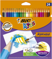 Kredki ołówkowe BIC Aquacouleur 24kol.