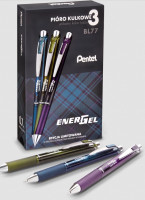 Pióro kulkowe Energel kpl 3szt KA ,SA ,VA + wkłady LR7 3szt