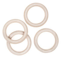 Drewniane kółko do makramy 70mm, 4szt  CEOZ-177 Dalprint