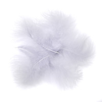 Pióra indycze 15cm 5szt CEPI-043 Dalprint szary