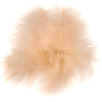 Pióra indycze 15cm 5szt CEPI-045 Dalprint beżowe