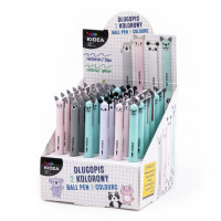 Długopis automatyczny 2 kolory z uszami Kidea