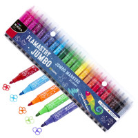 Flamastry / Pisaki Jumbo zestaw 24 kolorów Kidea / Derform