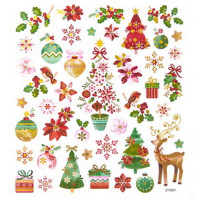 Naklejki - Kolorowe Święta (43szt) DPNK-022 Dalprint