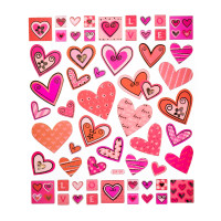 Naklejki Serca 57szt. DPNK-121 Dalprint