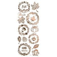Naklejki ażurowe Jesień 19szt DPNK-147 Dalprint