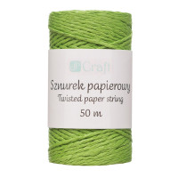Sznurek papierowy skręcany 50m DPSZ-017 Dalprint zielony