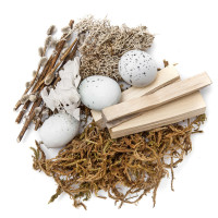 Naturalne elementy, mix Wielkanocny - neutralny  DPZA-074 Dalprint