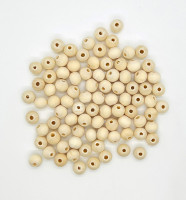 Drewniane koraliki kulki 10mm 40g GRKO-117 Dalprint