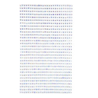 Kryształki samoprzylepne 3 mm (806 szt.) Opalizujące GRKR-039 Dalprint