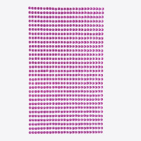Kryształki samoprzylepne 3 mm (806 szt.) Różowe GRKR-041 Dalprint