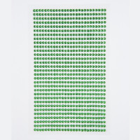 Kryształki samoprzylepne 3 mm (806 szt.) Jasnozielone GRKR-045 Dalprint