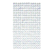 Kryształki samoprzylepne 6 mm (260 szt.) Opalizujące GRKR-050 Dalprint