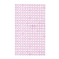 Kryształki samoprzylepne 6 mm (260 szt.) Jasnoróżowe GRKR-051 Dalprint