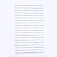 Kryształki samoprzylepne 6 mm (260 szt.) Białe GRKR-057 Dalprint