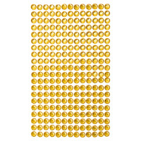 Kryształki samoprzylepne 6 mm (260 szt.) Żółte GRKR-061 Dalprint