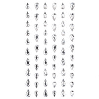 Kryształki samoprzylepne kropelki (60szt.) GRKR-064 Dalprint