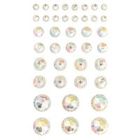 Kryształki samoprzylepne 40szt Opal GRKR-081 Dalprint