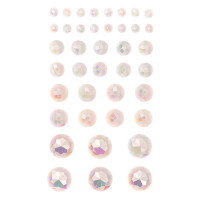 Kryształki samoprzylepne 40szt Opalescent Cream GRKR-082 Dalprint