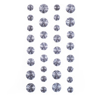 Kryształy samoprzylepne 32szt. śnieżynki GRKR-099 Dalprint