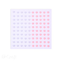 Perły samoprzylepne 5 mm (100 szt.) Adhesive Pearls GRPE-001 Dalprint