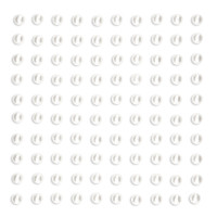 Perły samoprzylepne 5 mm (100 szt.) Białe GRPE-003 Dalprint