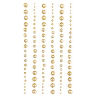 Perełki samoprzylepne mix (120 szt.) złote GRPE-047 Dalprint