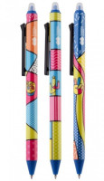 Długopis wymazywalny POP automatyczny 0,5mm niebieski Happy Color