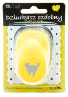 Dziurkacz ozdobny 2,5 cm Kot JCDZ-110-011 dpCraft