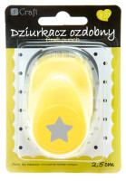 Dziurkacz ozdobny 2,5 cm Gwiazda JCDZ-110-019 dpCraft