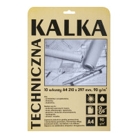 Kalka techniczna Koh-I-Noor A4/10k. 90g