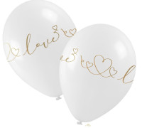Balony ze złotym nadrukiem walentynkowym (5) Arpex