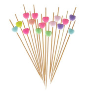 Szpilki do koreczków z pastelowymi serduszkami  ARPEX