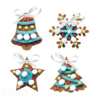Zestaw kreatywny - świąteczne pierniki z filcu KSFI-020 Dalprint