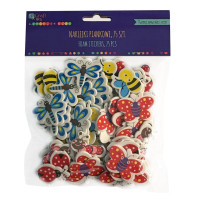 Naklejki z pianki świat owadów (75 szt.) KSPI-088 Dalprint