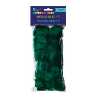 Pompony akrylowe Ciemno-zielone (24 szt.) KSPO-022 Dalprint
