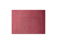 Koperta C6/10 Pearl czerwony 120g Argo