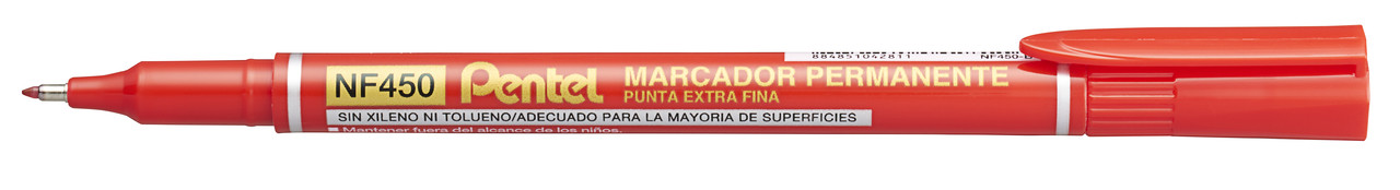 Marker wodoodporny CD NF450-B Pentel czerwony