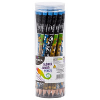 Ołówek trójkątny gruby z nadrukiem Kidea / Derform